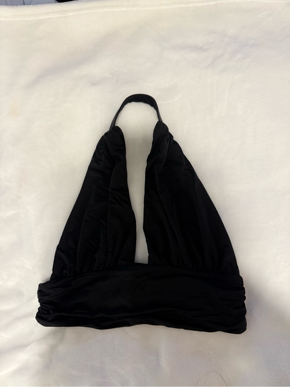 Princess Polly Black Halter Bandeau Bralette
